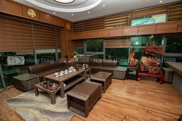 Thi công nội thất văn phòng Công ty Hanopro hiện đại và sang trọng