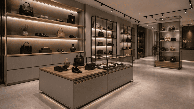Báo giá thi công nội thất showroom phụ thuộc vào vật liệu và hạng mục thi công