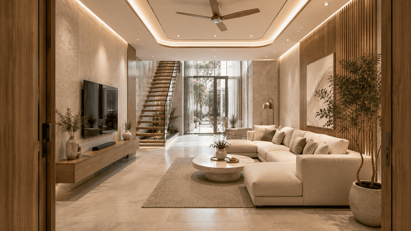 Không gian nội thất nhà phố được bố trí khoa học và tối ưu diện tích