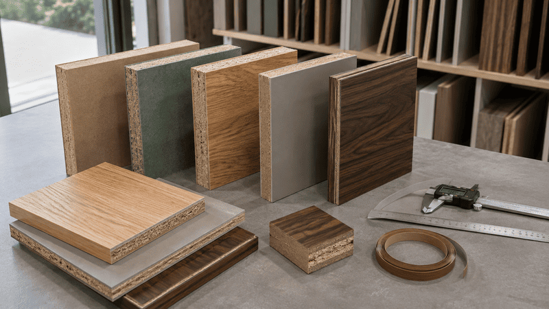 So sánh MDF thường, MDF chịu ẩm và các bề mặt phủ trong thi công nội thất gỗ MDF