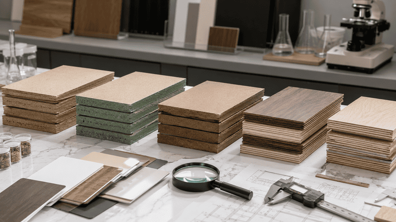 Các loại cốt gỗ công nghiệp như MDF, HDF, MFC và Plywood
