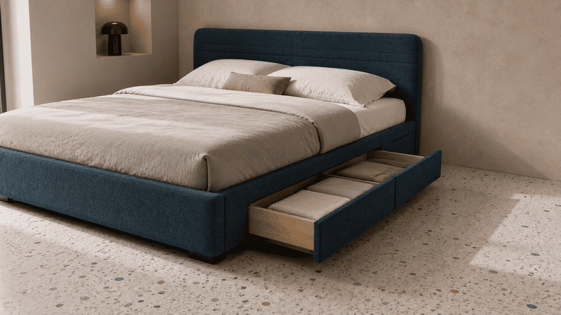 Giường ngủ hiện đại có ngăn kéo lưu trữ