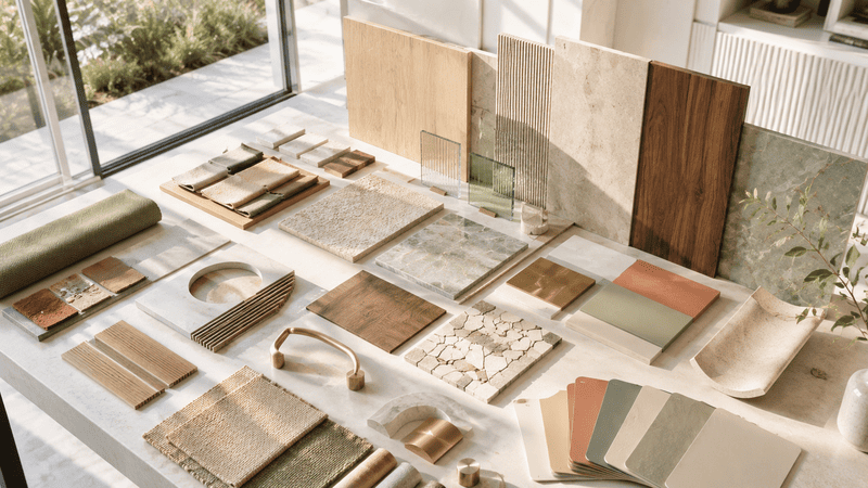Xu hướng nội thất được ưa chuộng với gỗ, đá tự nhiên, màu olive, terracotta và burgundy