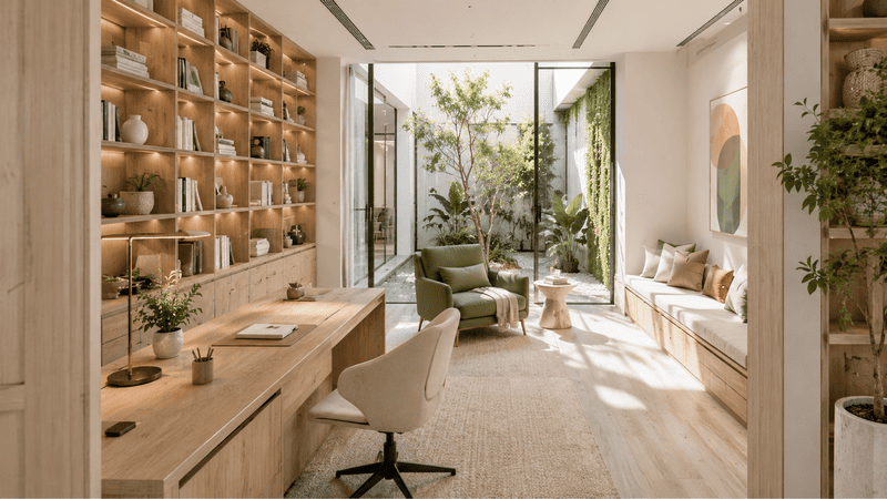 Xu hướng nội thất được ưa chuộng với không gian đa chức năng, công nghệ thông minh và thiết kế bền vững