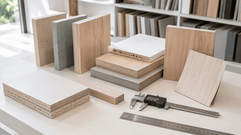 Các loại vật liệu sử dụng trong thi công nội thất gỗ công nghiệp